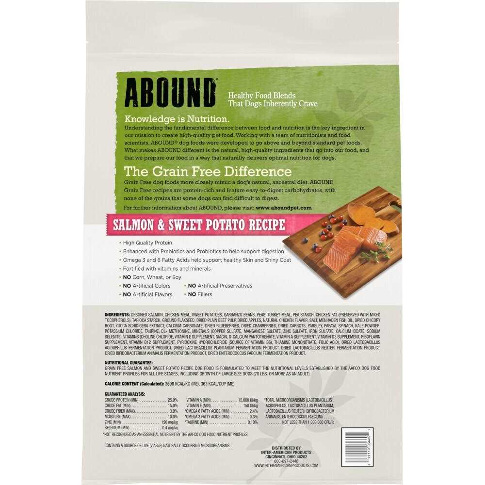 Grain Free Salmon & Sweet Potato Recipe Adult Dry Dog Food T5073