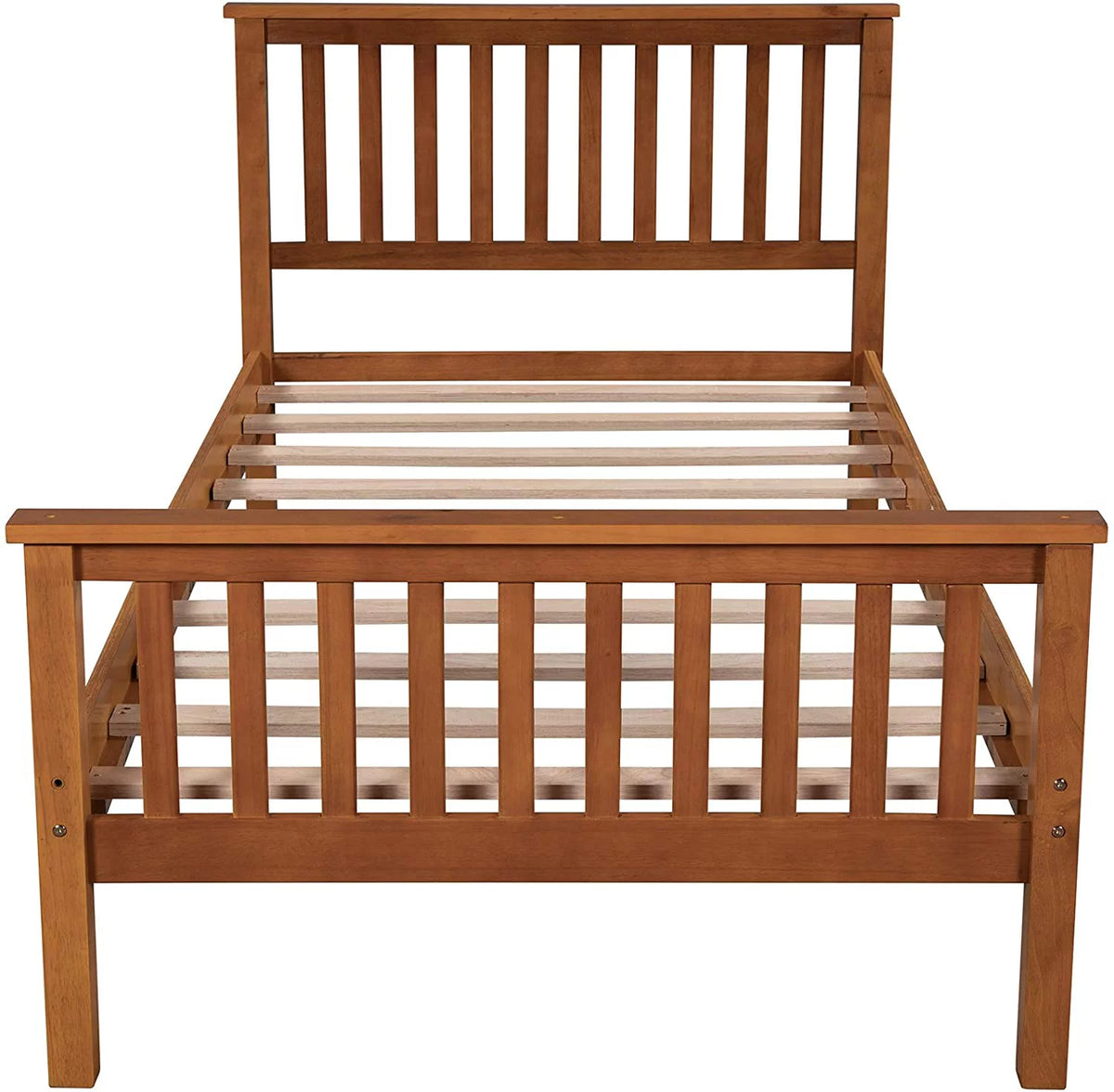 Twin Wood Platform Bed Frame Y584891