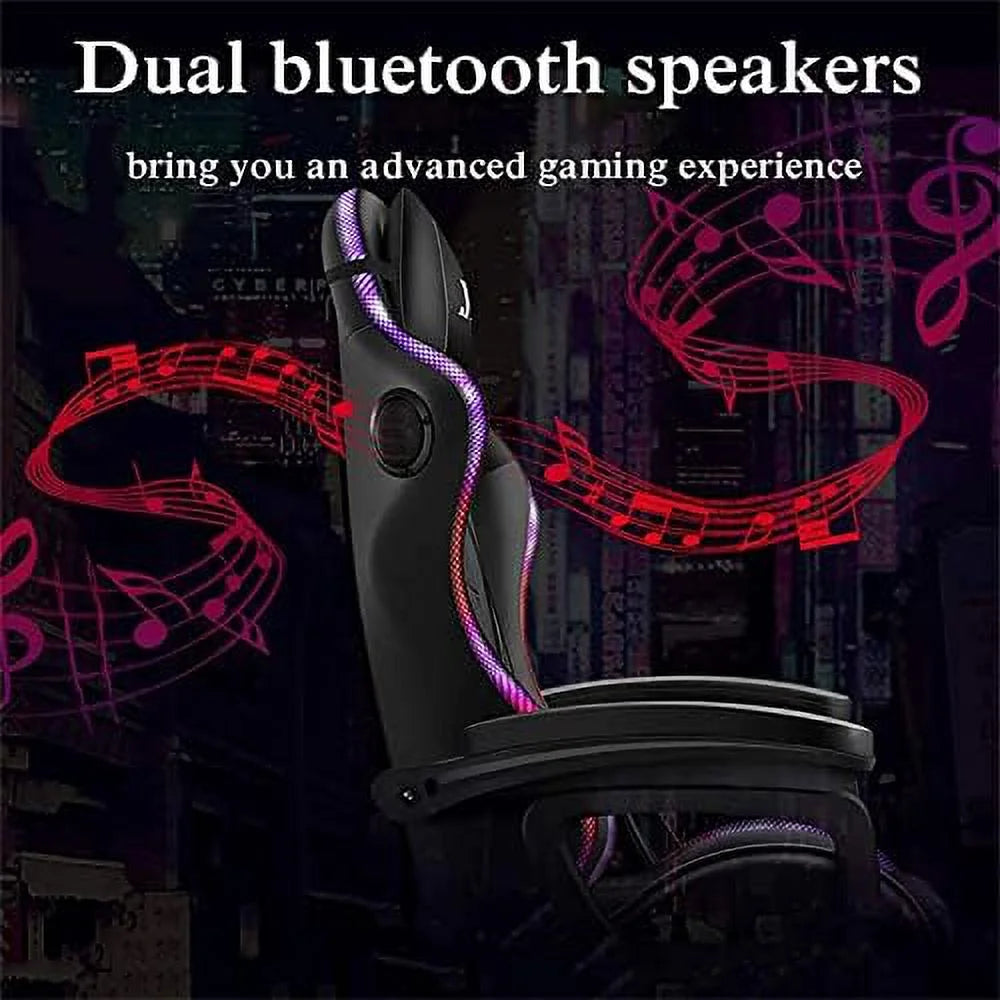 RGB Gaming Chair with Massage and Footrest N4285