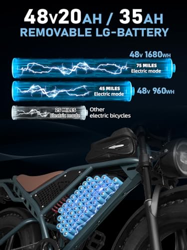 1500W Peak Motor 20" Fat Tire Dual Suspension Electric Bicycle B22492