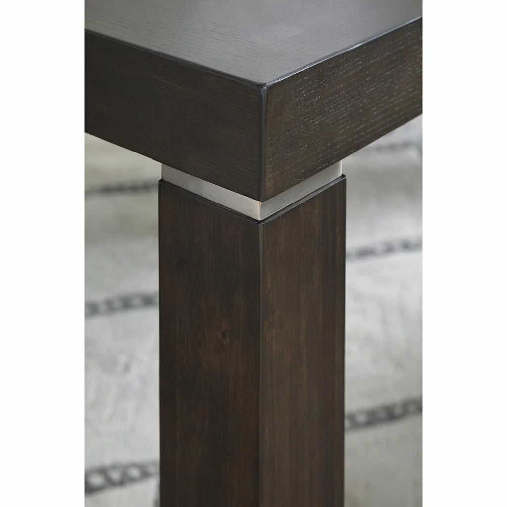 Extendable Dining Table in Dark Brown Y402