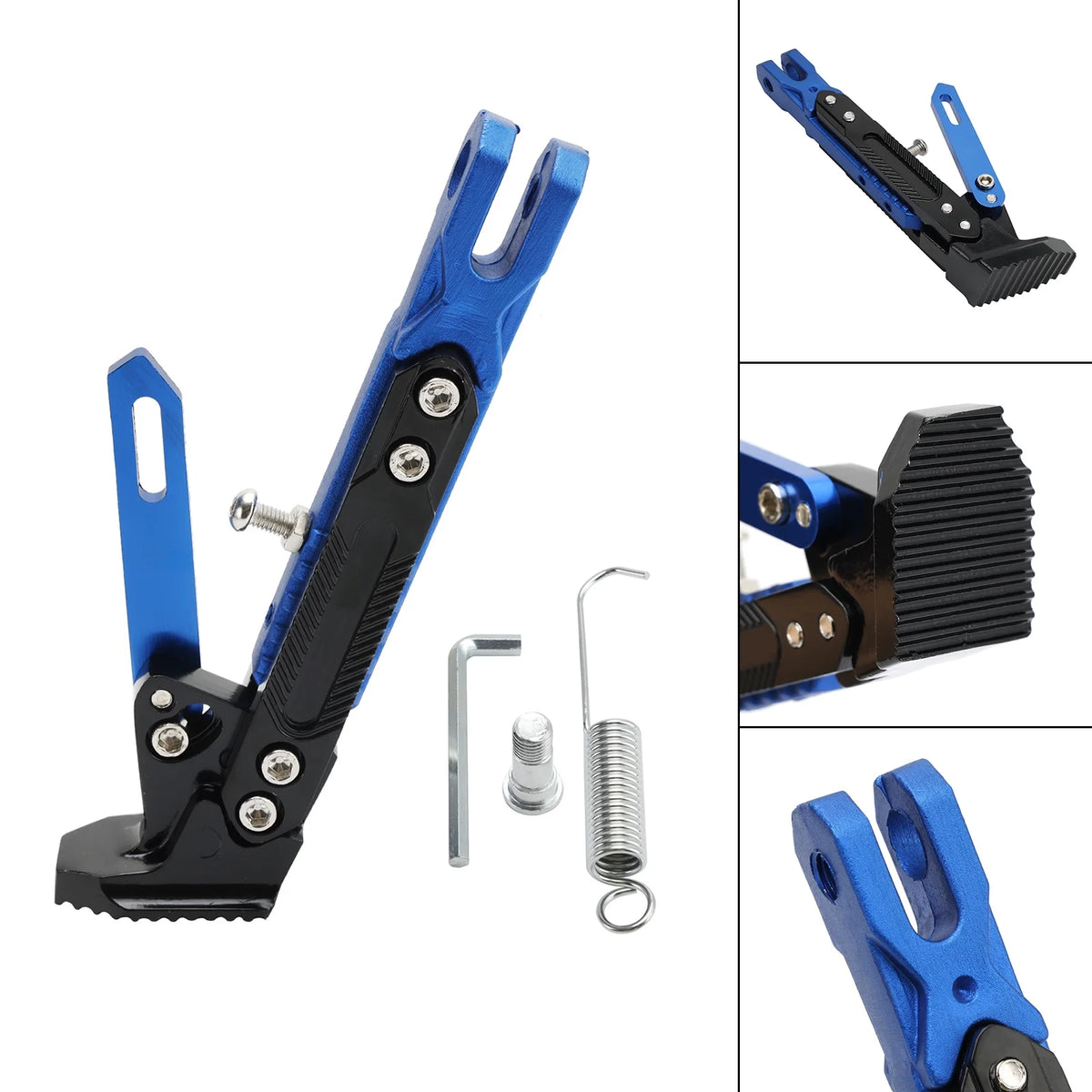 Blue Adjustable Side Stand D4176