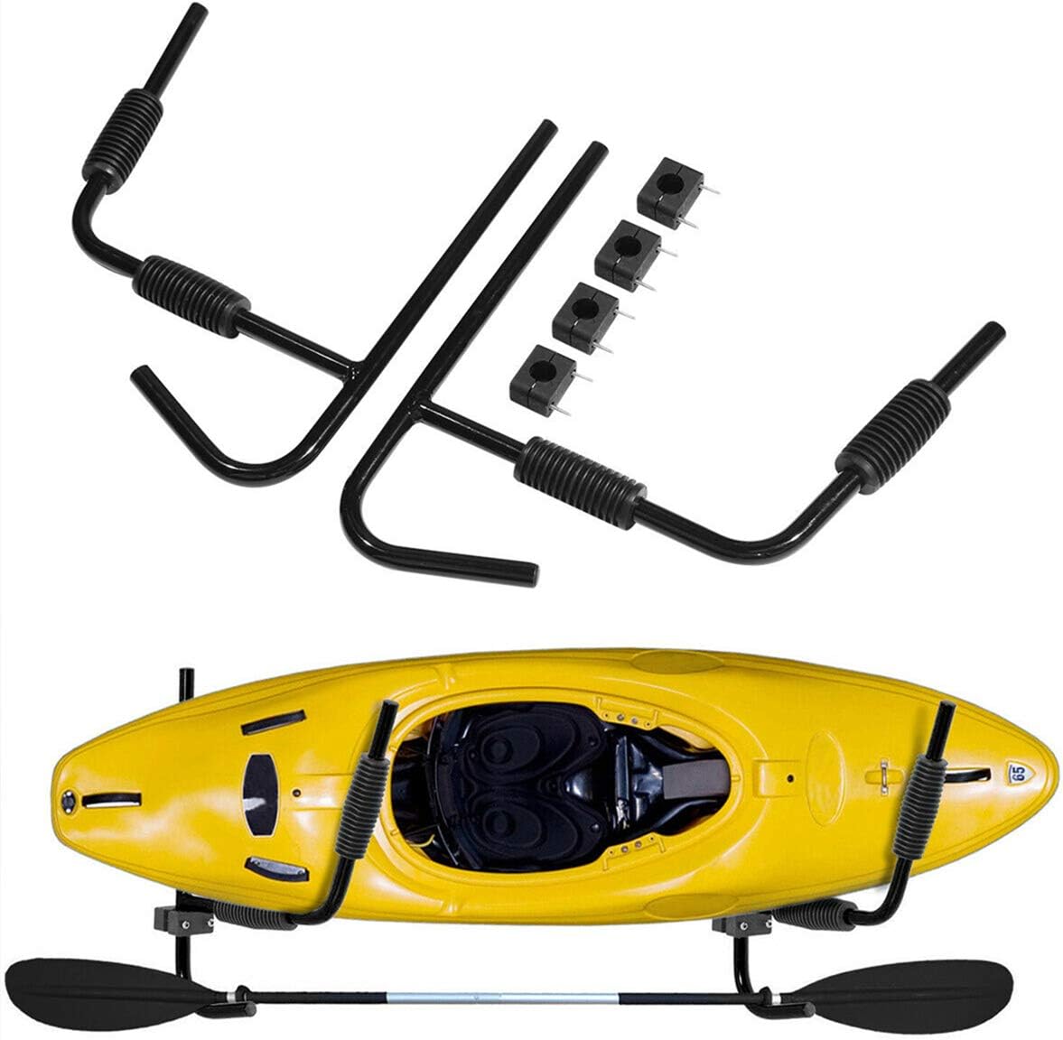 Steel Folding Kayak Storage Wall Mount Rack Pack of 2 W103146