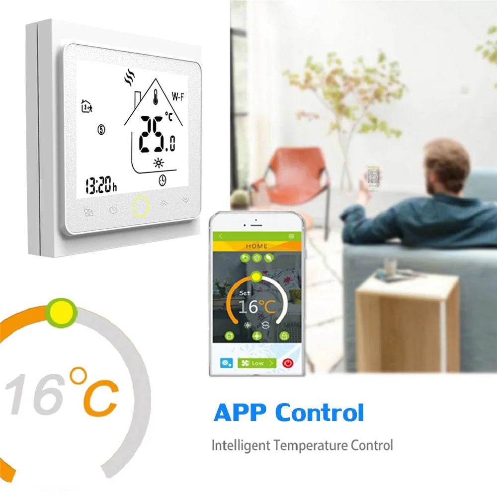 White Smart Controller Thermostats S152