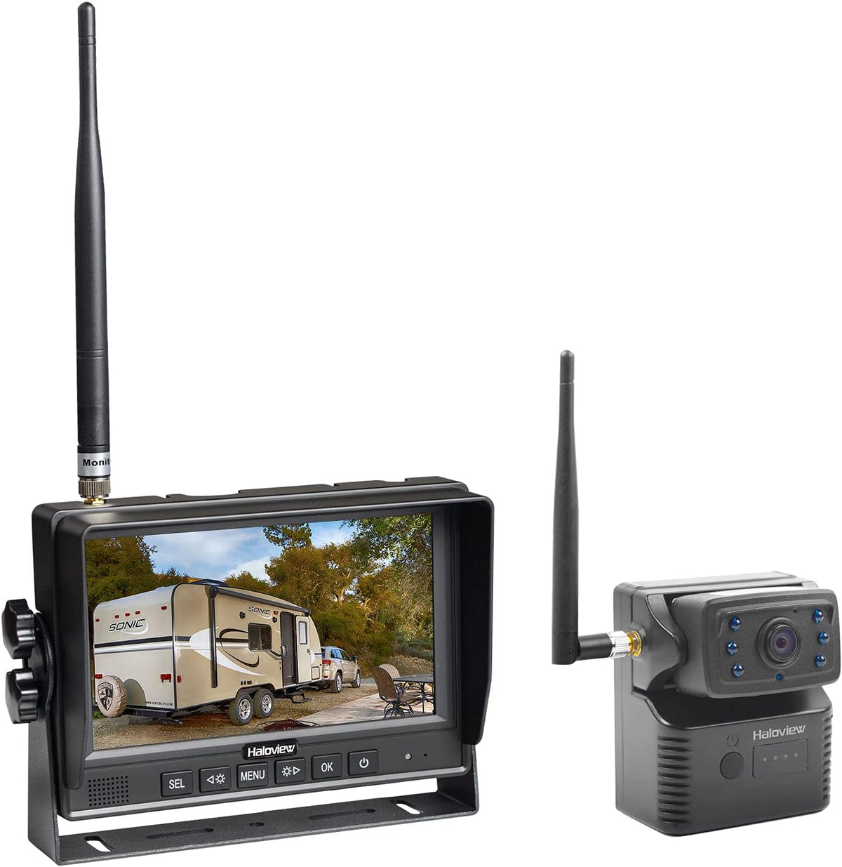 Wireless Backup Rear View Camera and Monitor System M5751