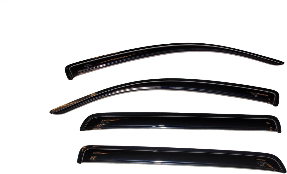 4-Piece Dark Smoke Side Window Deflector for Toyota Tundra CrewMax X8050