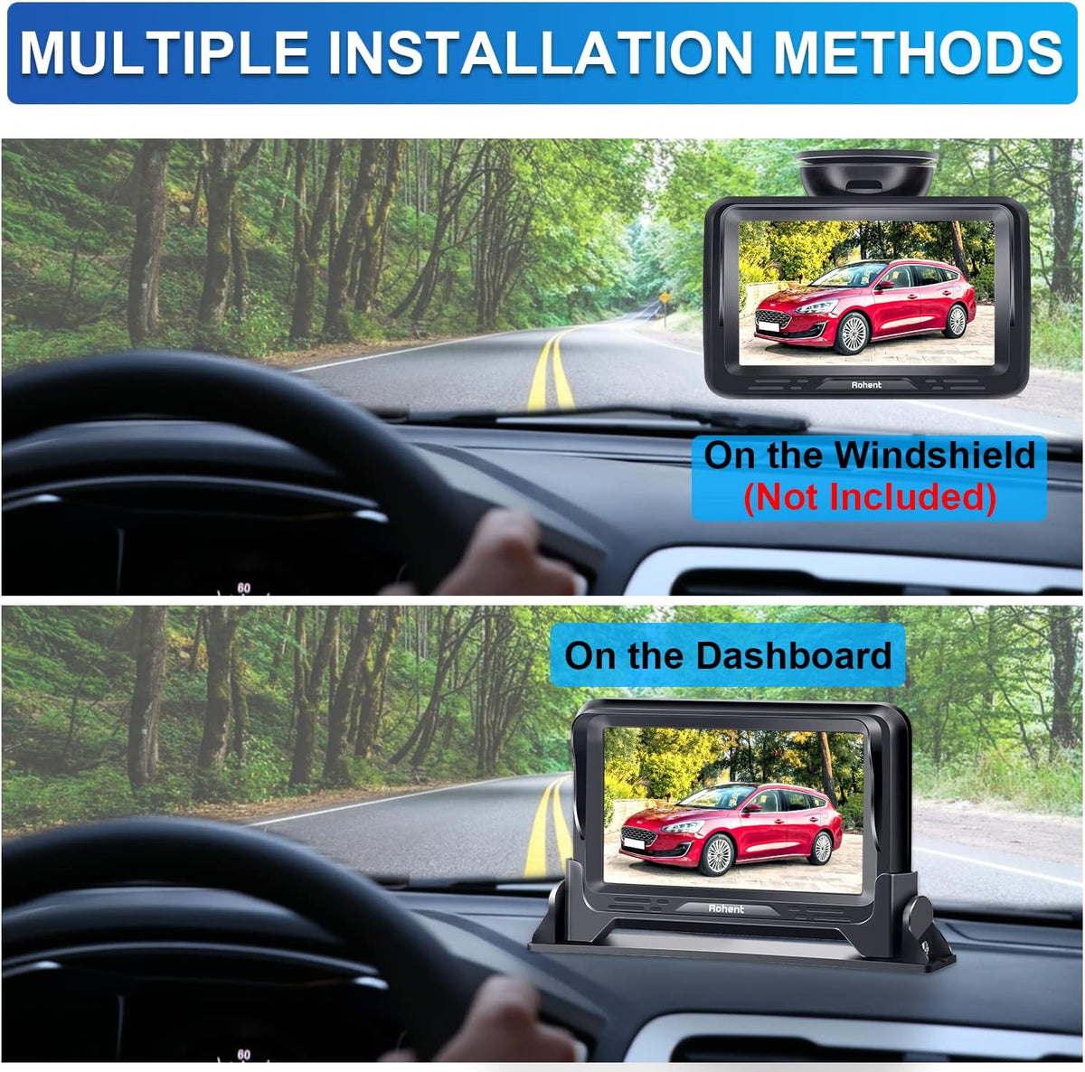 HD 1080P Backup Camera with Monitor Kit N127258