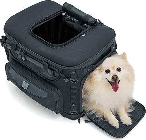 Black Large Motorcycle Pet Carrier Crate L957