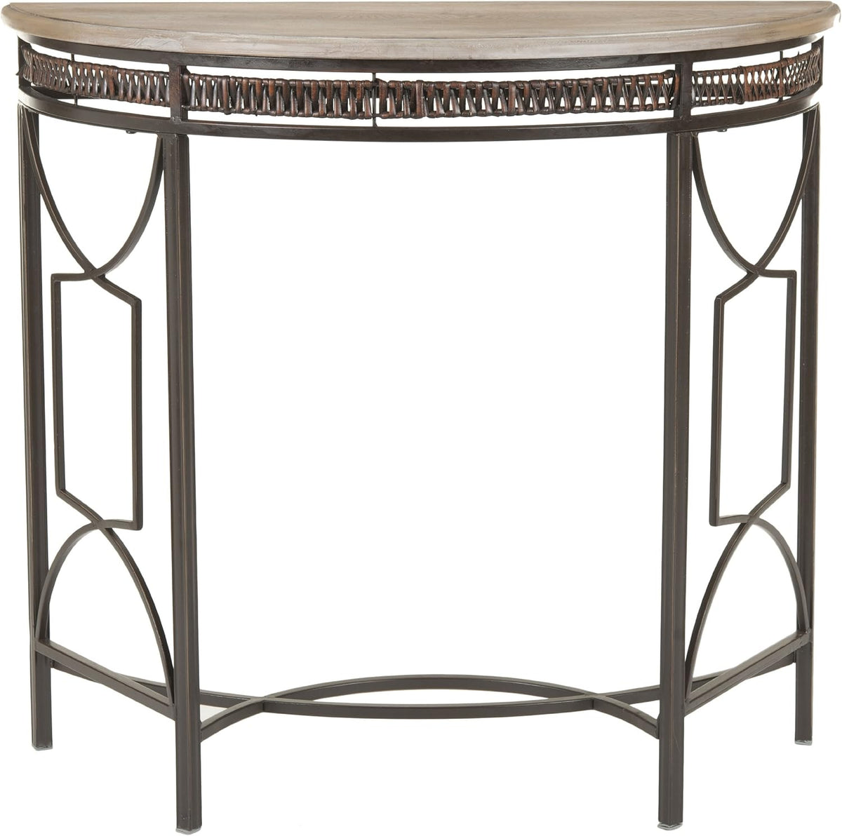 Copper and Red Maple Console Table K9484