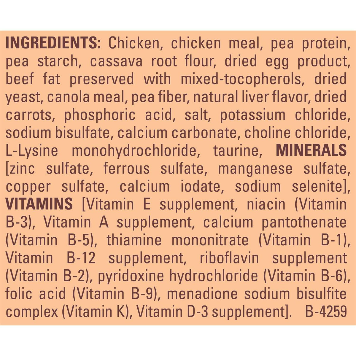 Grain Free White Meat Chicken & Egg Recipe Natural Dry Cat Food S4488