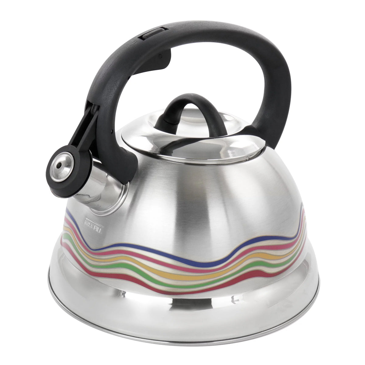 1.75 Quart Stainless Steel Whistling Tea Kettle Y86162
