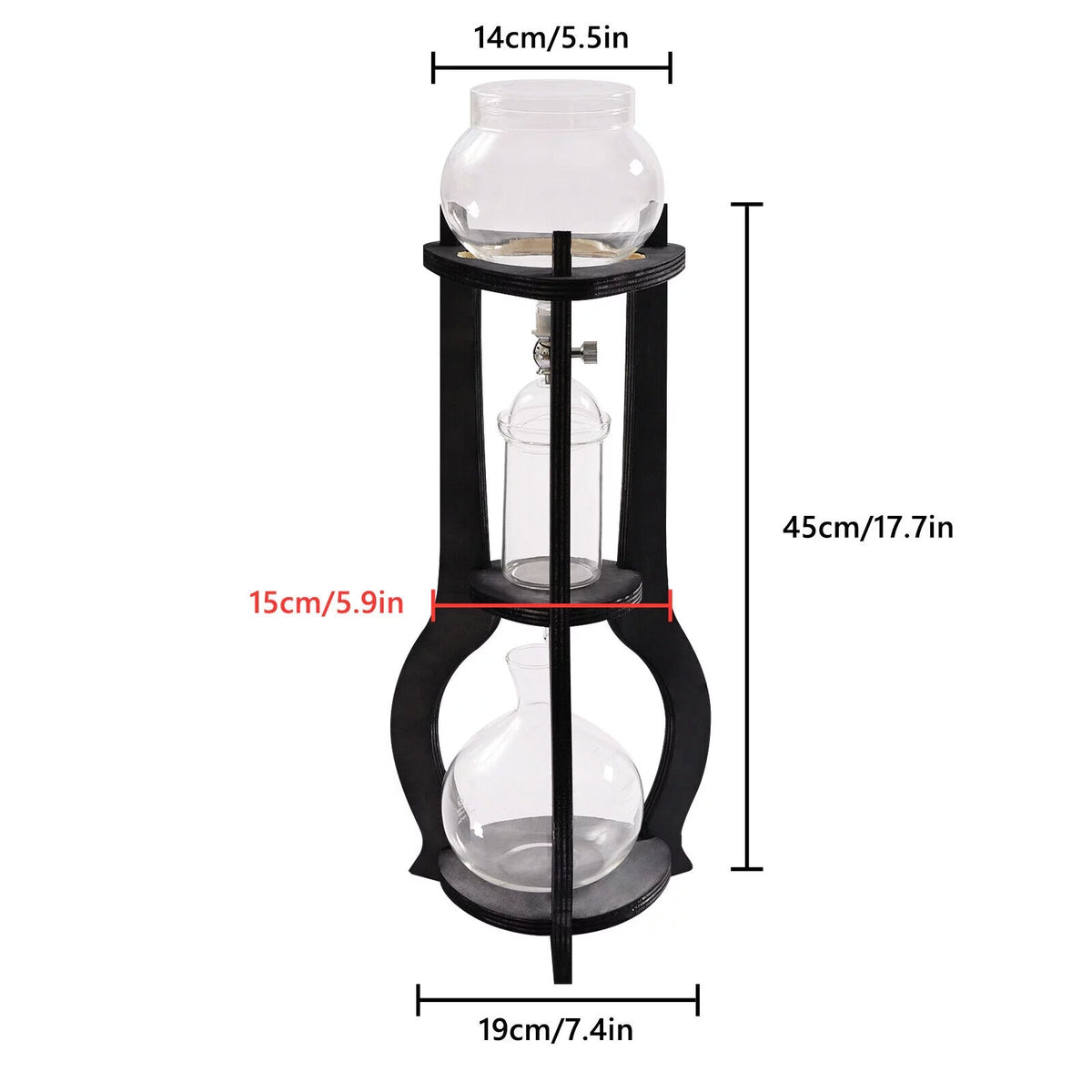 600ml Cold Brew Iced Coffee Maker J333