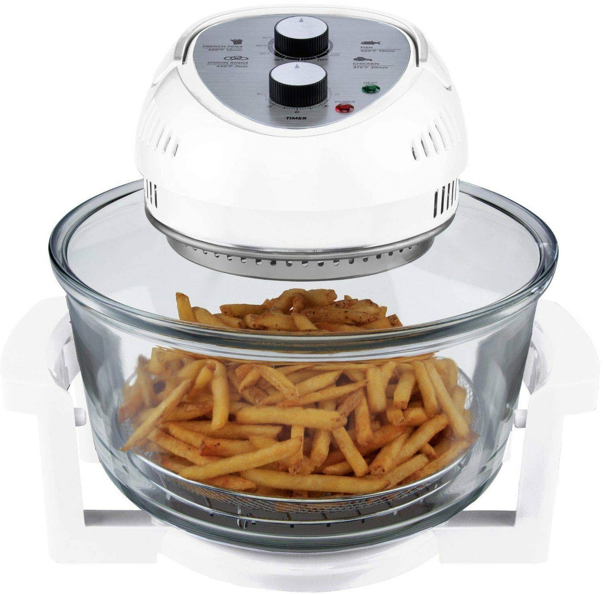 White 16 Quart Air Fryer W528858