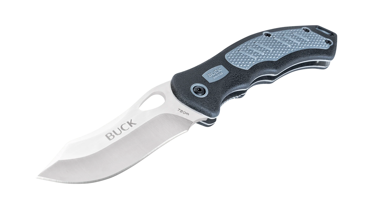 Exert liner-lock folding knife with pocket clip B708