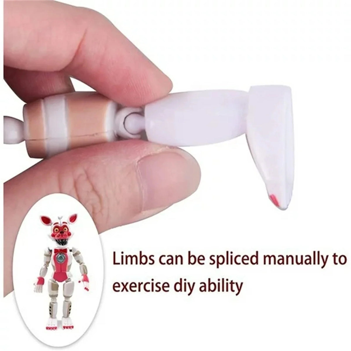 5Pcs Movable Action Figures Q625