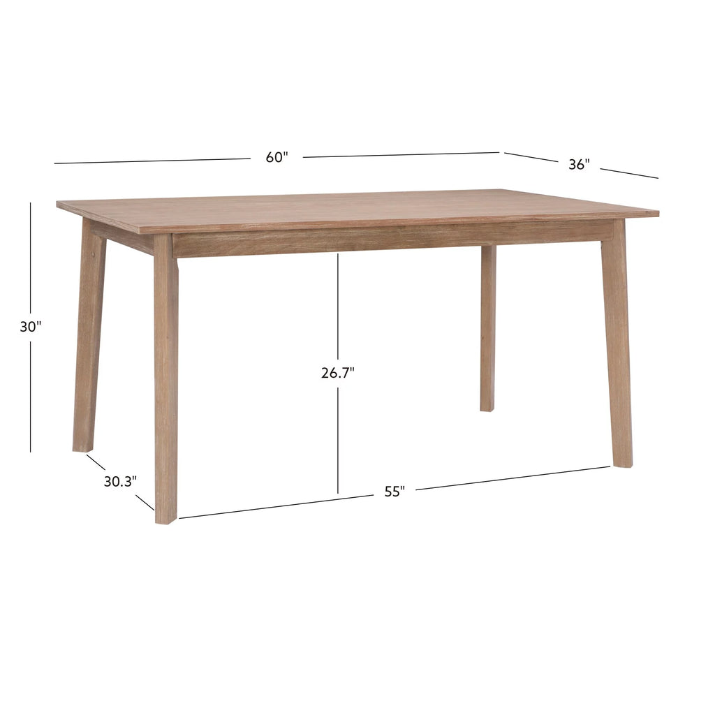 Solid Rubberwood Dining Table P107314