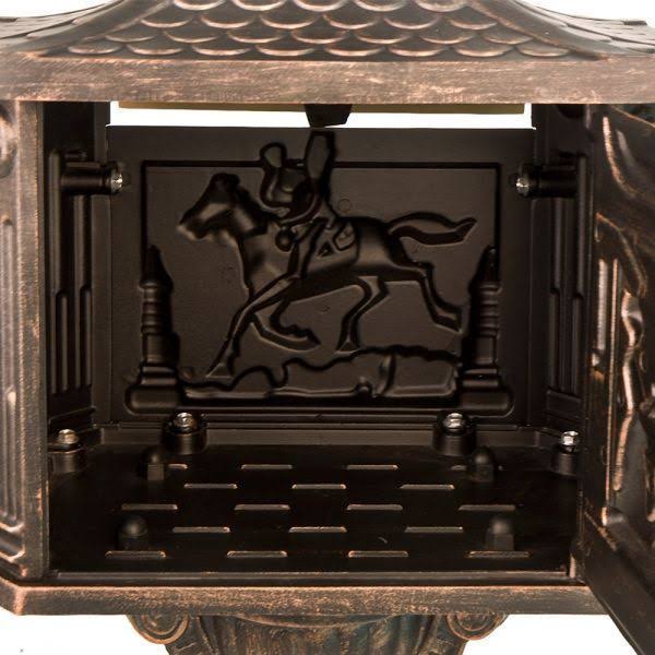 Cast Aluminum Vertical Pedestal Mailbox W807644