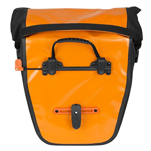 Black Waterproof 30L Bike Panniers with Rain Cover B979
