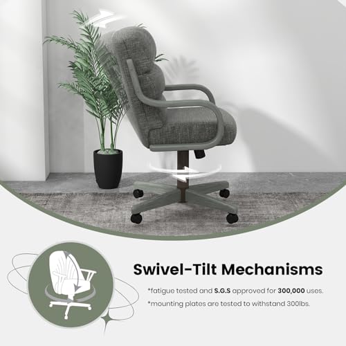 6 Set Casual Dining Chairs with Casters A548395
