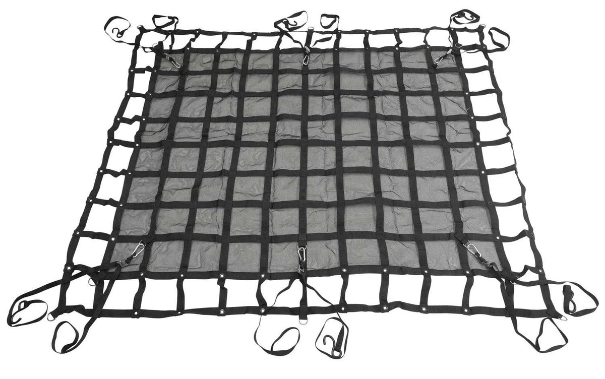 4.75 x 6 Small Heavy Duty Cargo Net with D Rings, S-Hook & Cam Buckle K198603