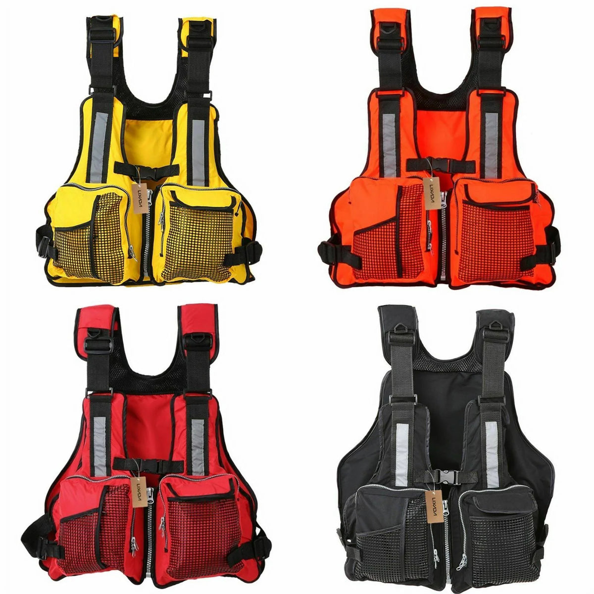 Adult Adjustable Life Jacket Vest with Pockets P312639