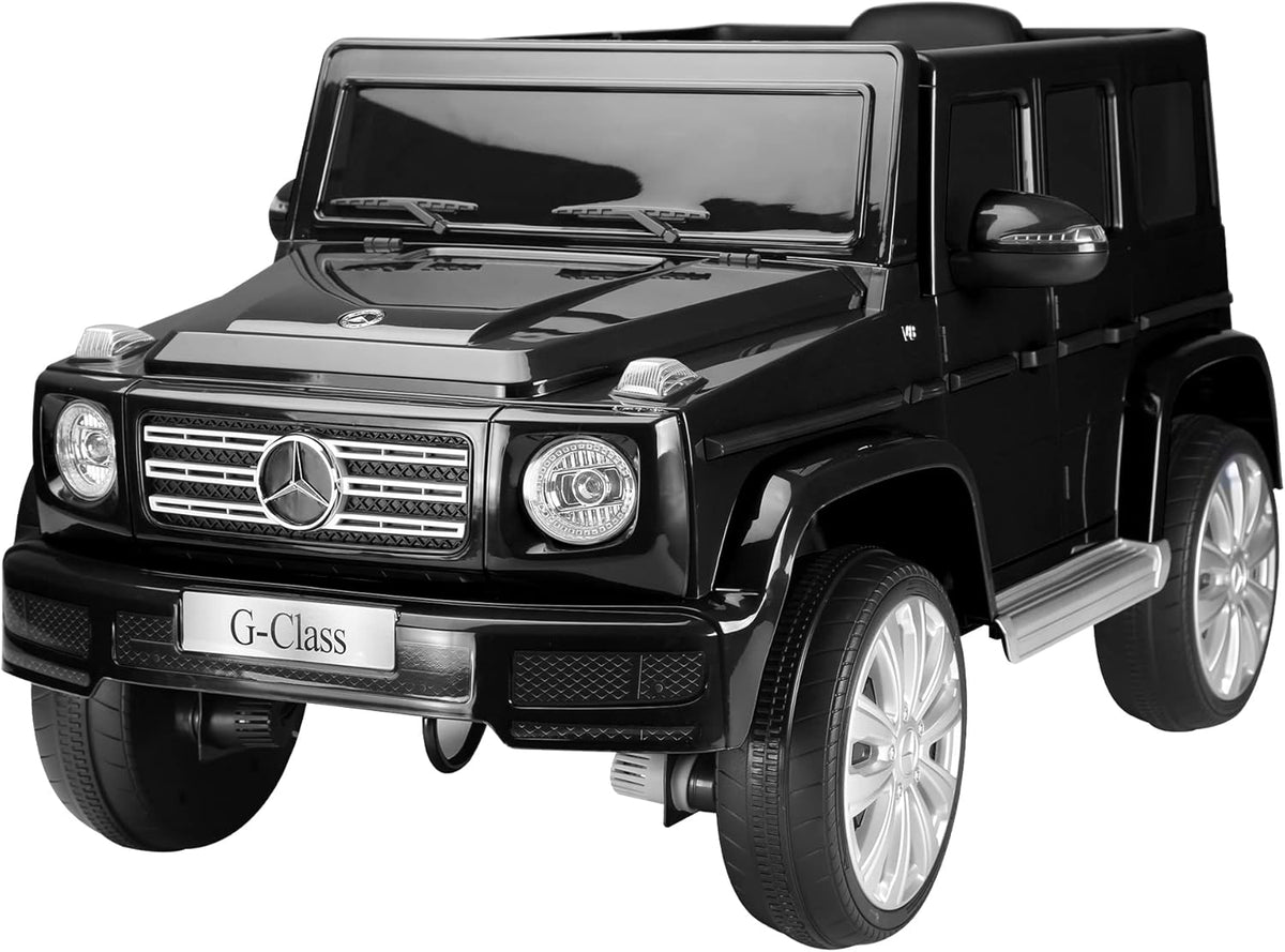 White Licensed Mercedes Benz G500 Kids Ride On Car with Remote Control G51129