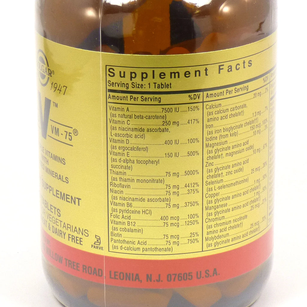90 Count Multivitamin and Mineral Tablets E3970