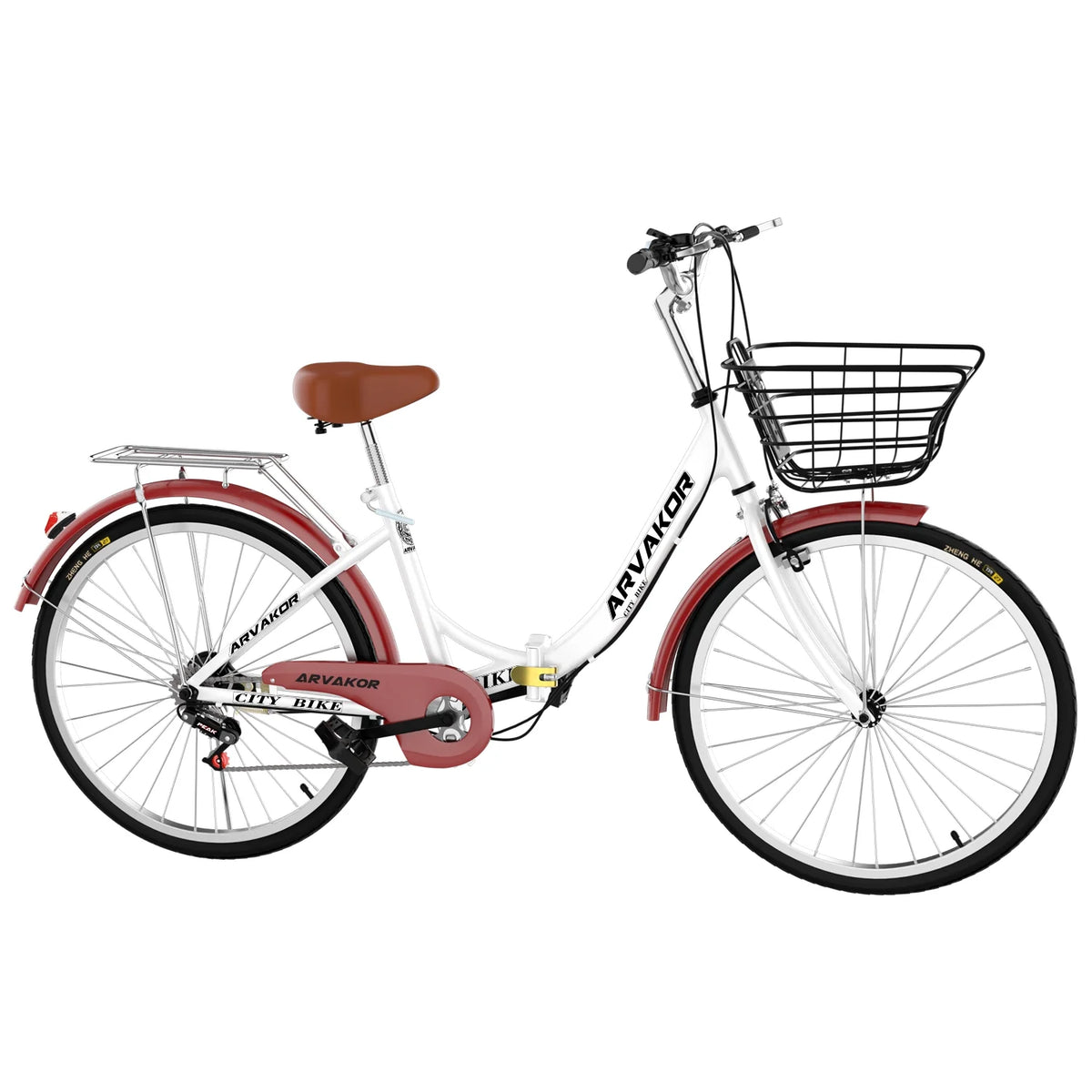 26 Inch Beige Cruiser Bike U87832