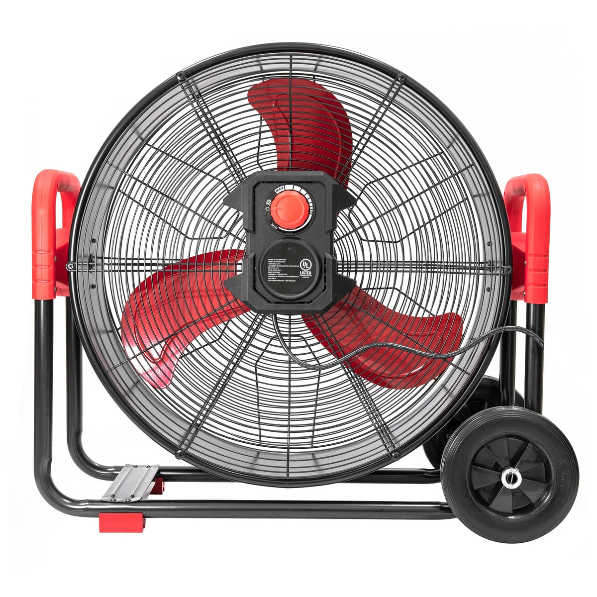24 inch Brushless DC Motor Drum Fan Black G94716