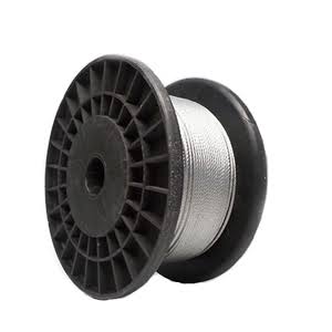 Galvanized Aircraft Cable 7x7 1 8 inch x 250 Feet J711