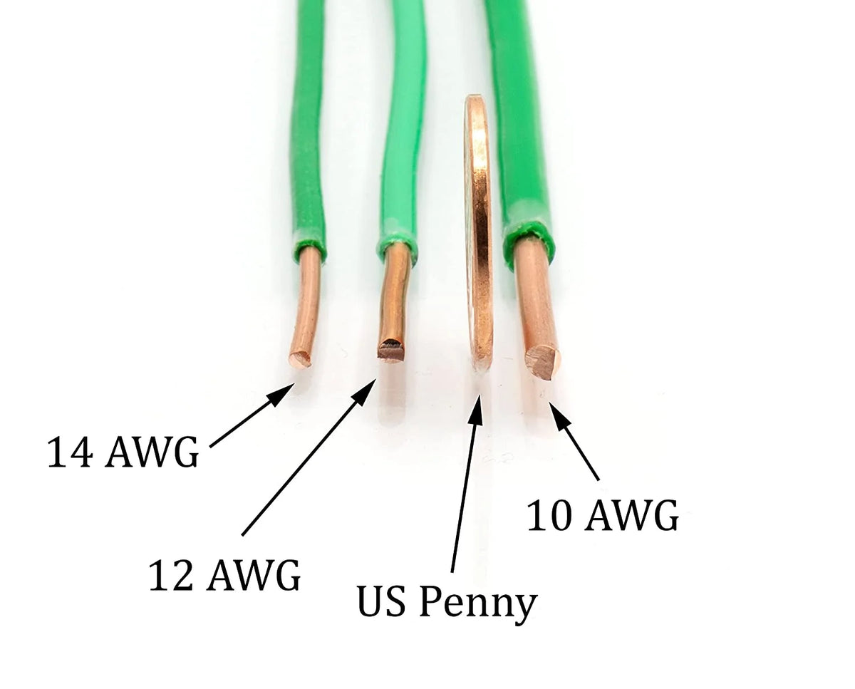 75 Feet Insulated Solid Copper THHN THWN Wire 12 AWG Green Z196