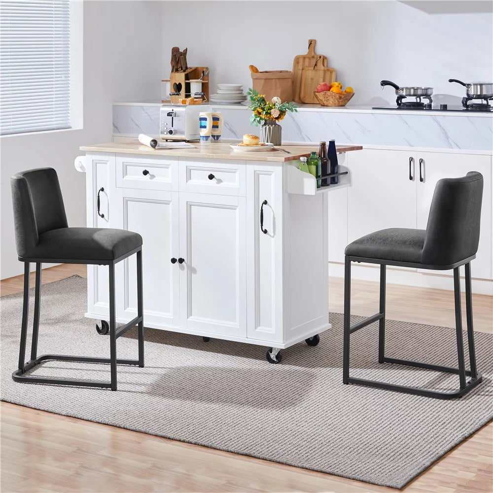 Modern Upholstered Counter Height Bar Stools R8285
