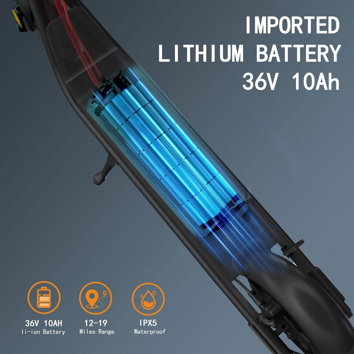 500W Motor Electric Scooter with 10" Solid Tires M127828