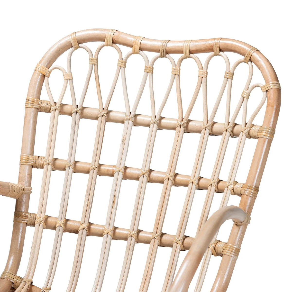Natural Brown Rattan Arm Chair V61214