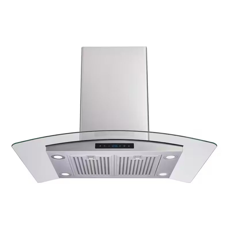30 in. 500CFM Convertible Stainless Steel Range Hood with LED Lights W599007