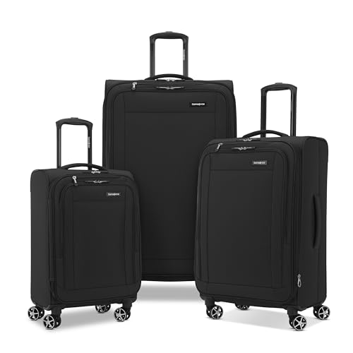3-Piece Softside Expandable Luggage Set, Caribbean Blue P632