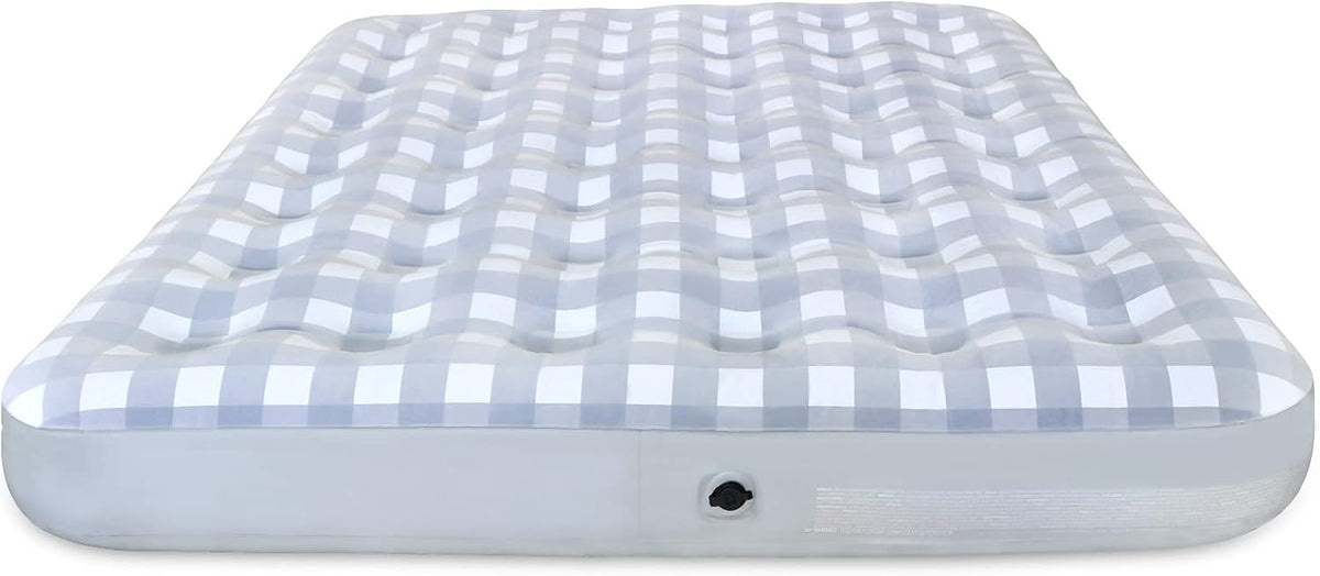 Queen Air Mattress with Flocked Top Waterproof Cover Repair Kit W728