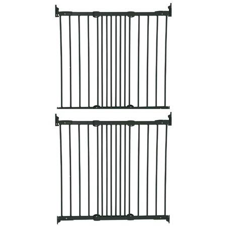 Metal Adjustable 42 inch Wall Mounted Baby Safety Gate (2 Pack) T7085