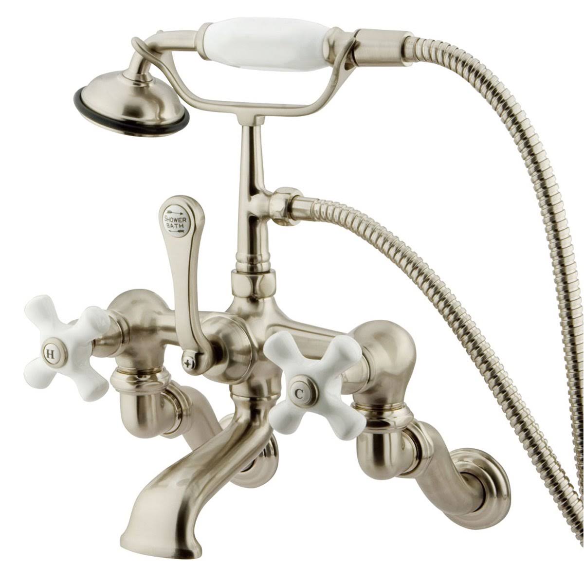 Vintage Wall Mount Clawfoot Tub Filler with Hand Shower K815160