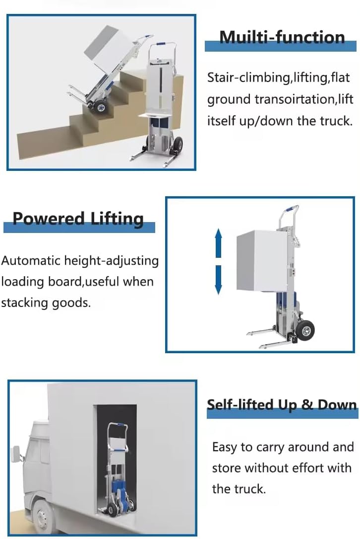 375lb Load Capacity Electric Stair Climbing Hand Truck S2921