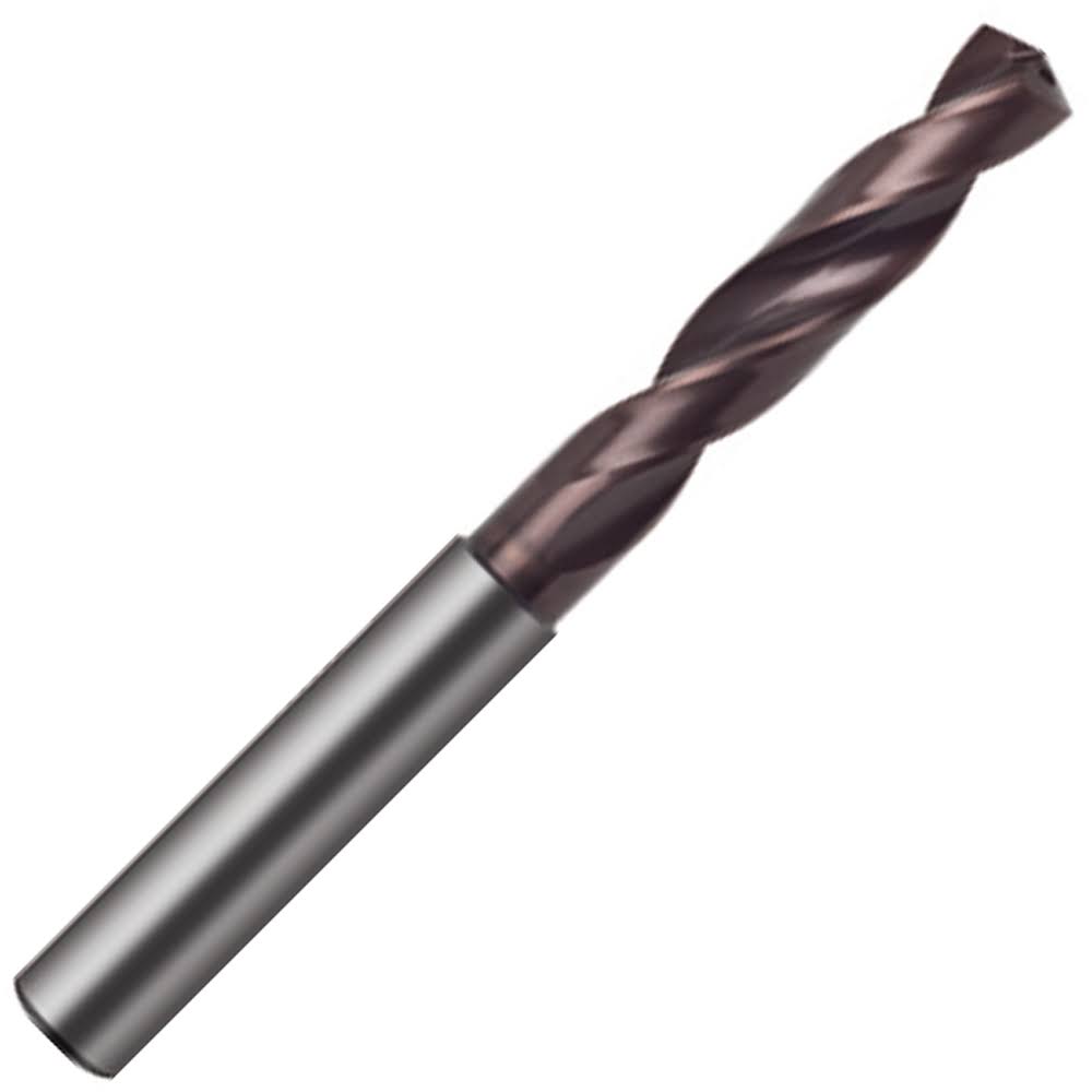 Carbide Coolant Fed Drill with Reinforced Straight Shank R730