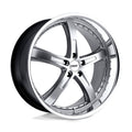 20x8.5 5x120 +35mm Hyper Silver Wheel Rim B515099
