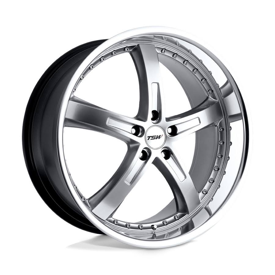 20x8.5 5x120 +35mm Hyper Silver Wheel Rim B515099