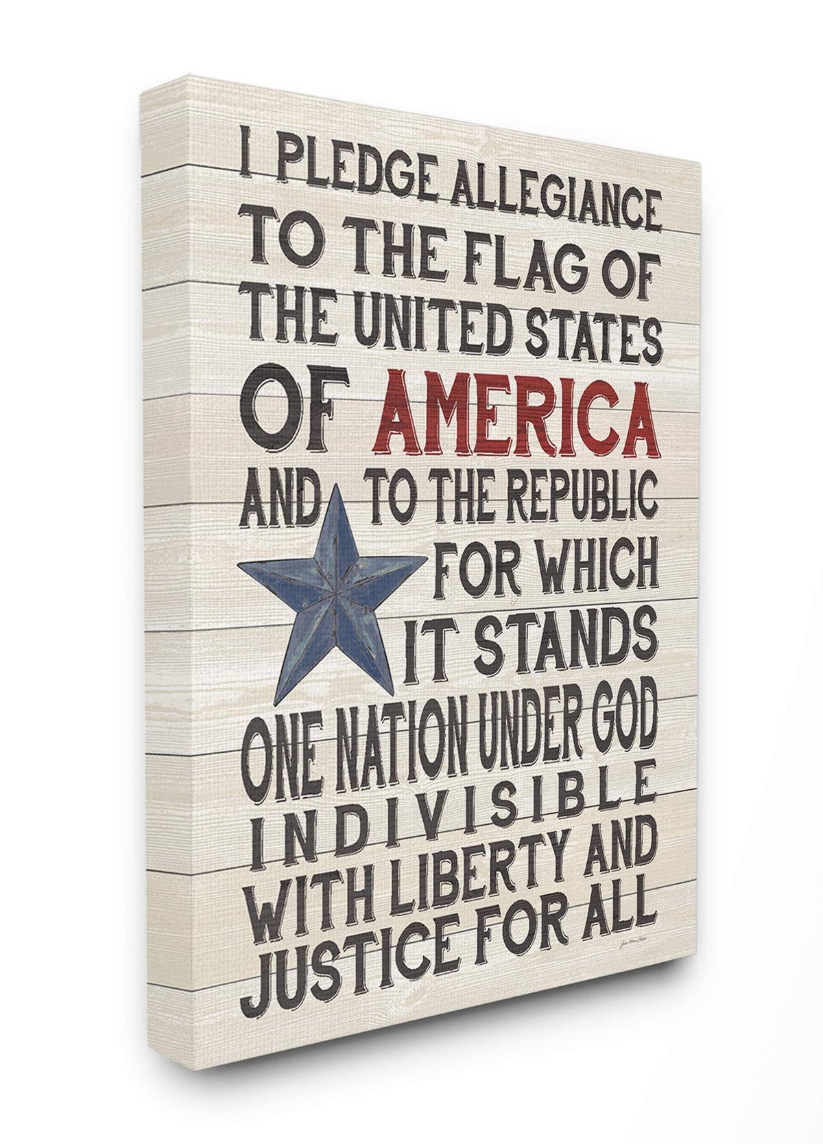Americana Rustic Wood Look Sign P501403