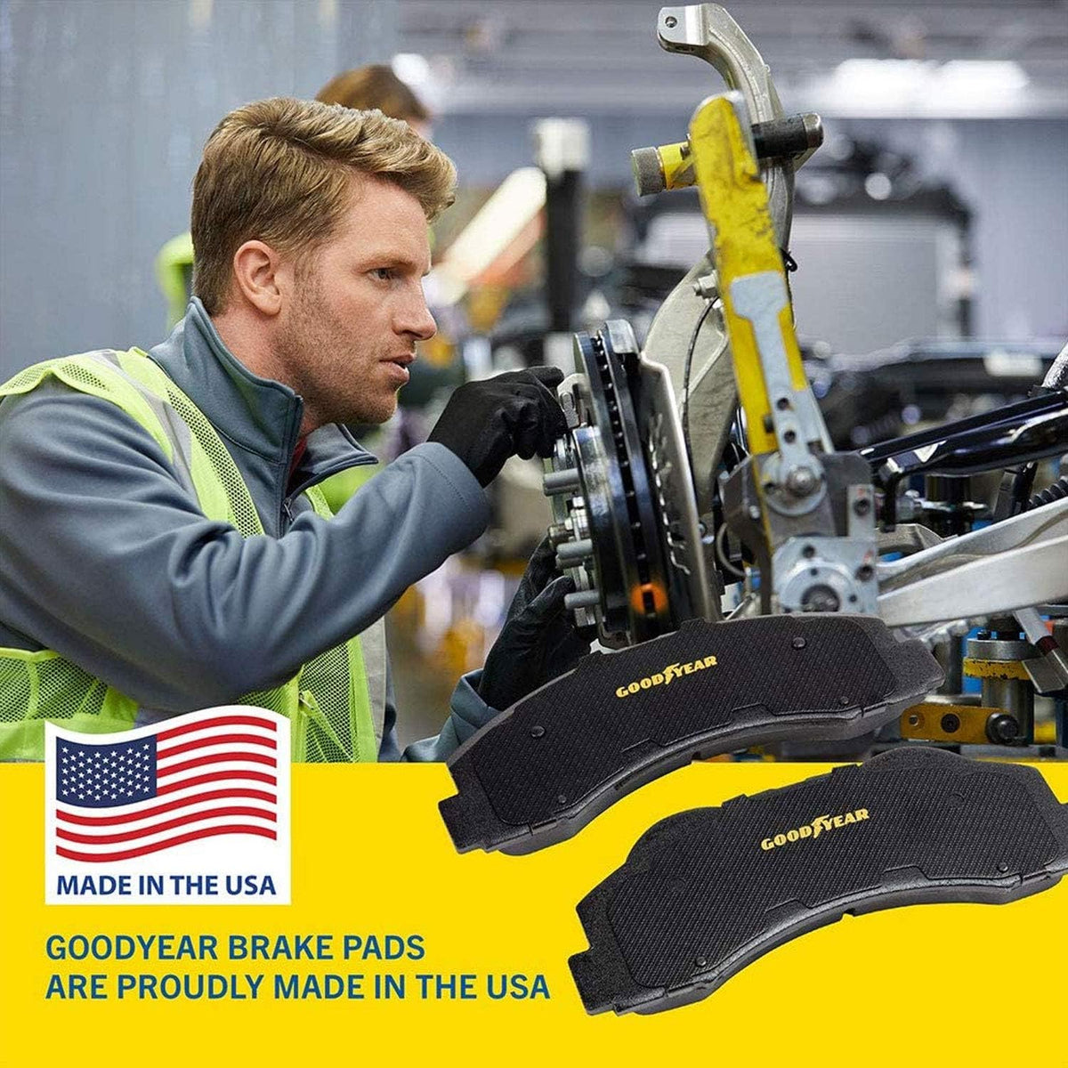 Carbon Ceramic Rear Disc Brake Pads Set A6982