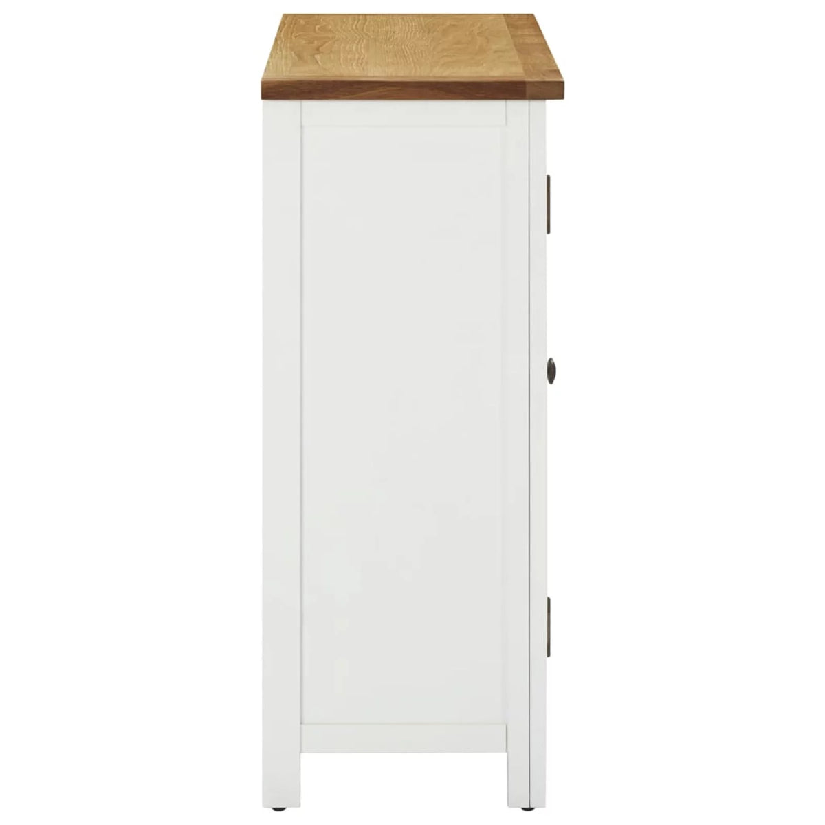 11 Bottles Oak Wood Wine Cabinet with Door U711