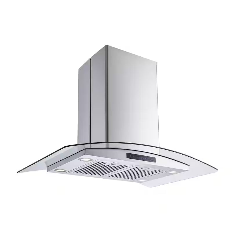 30 in. 500CFM Convertible Stainless Steel Range Hood with LED Lights W599007