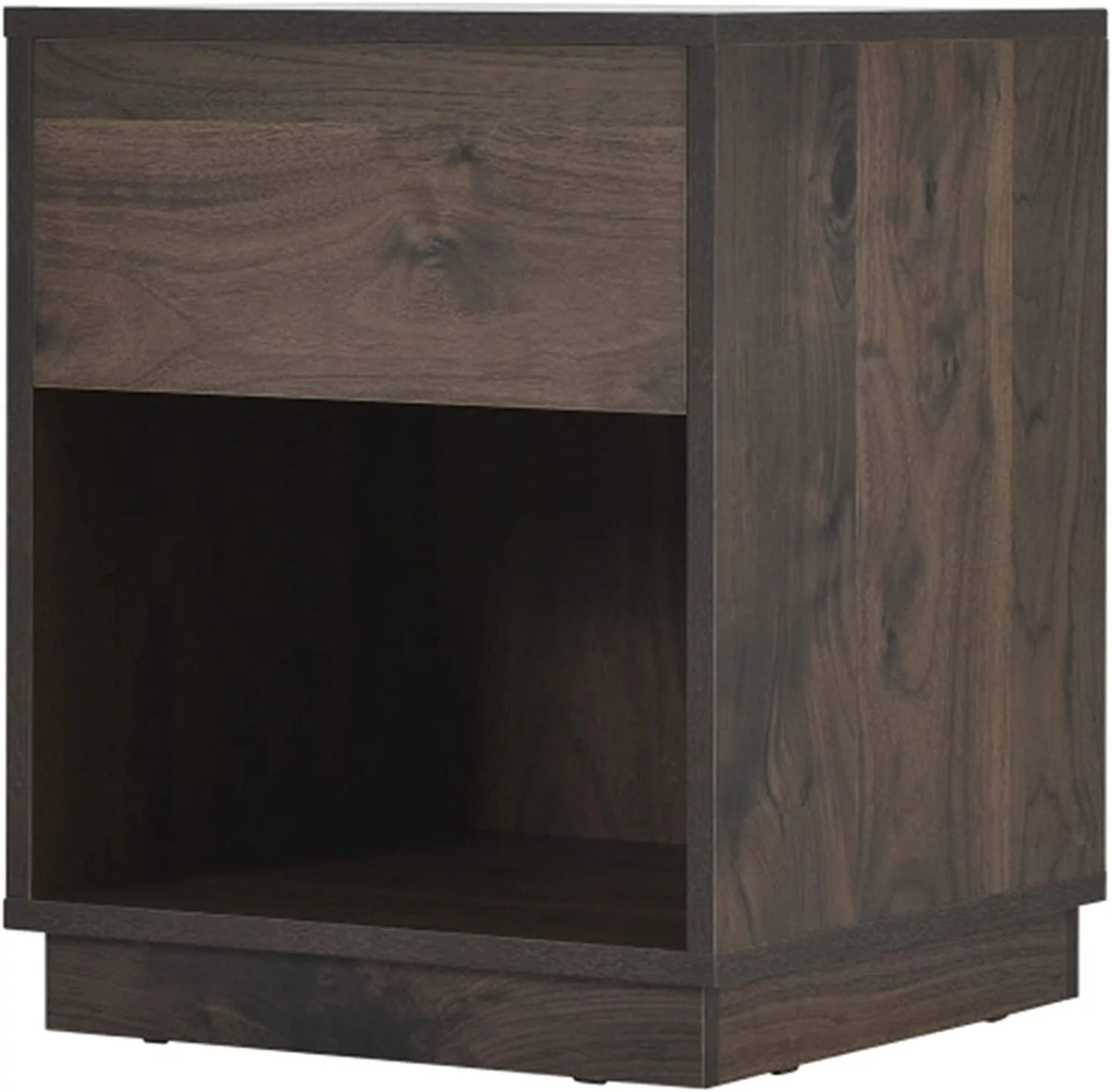 Mid-Century Modern Wooden Nightstand with One Drawer M78482