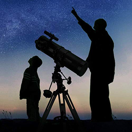 130EQ Newtonian Reflector Telescope with Barlow Lens & Moon Filter T74110