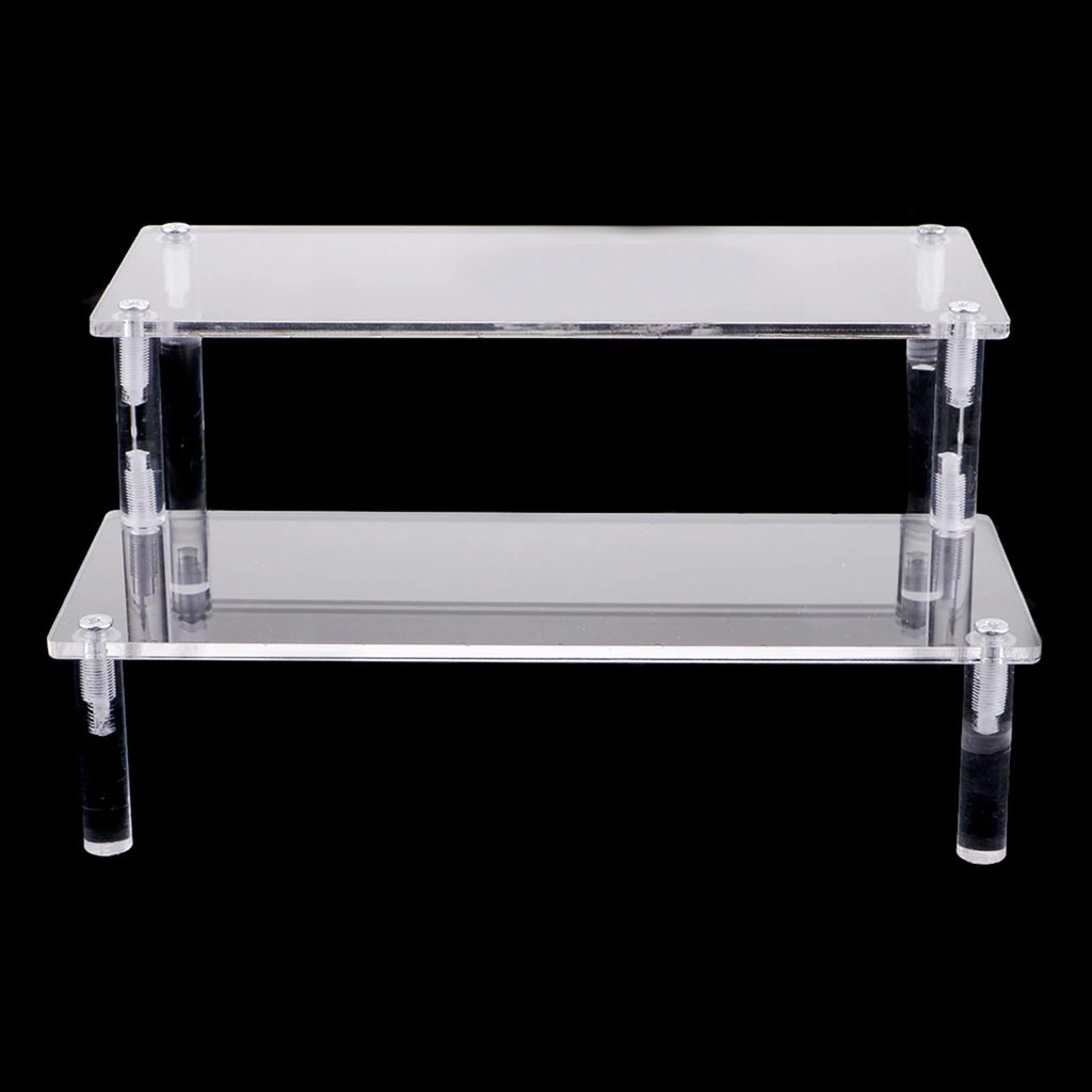 Acrylic Clear Two Layer Display Stand Z626